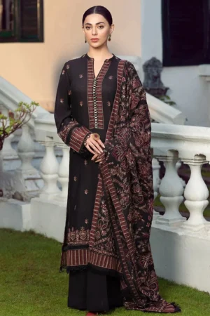 KN420 Embroidered Dhanak Shawl